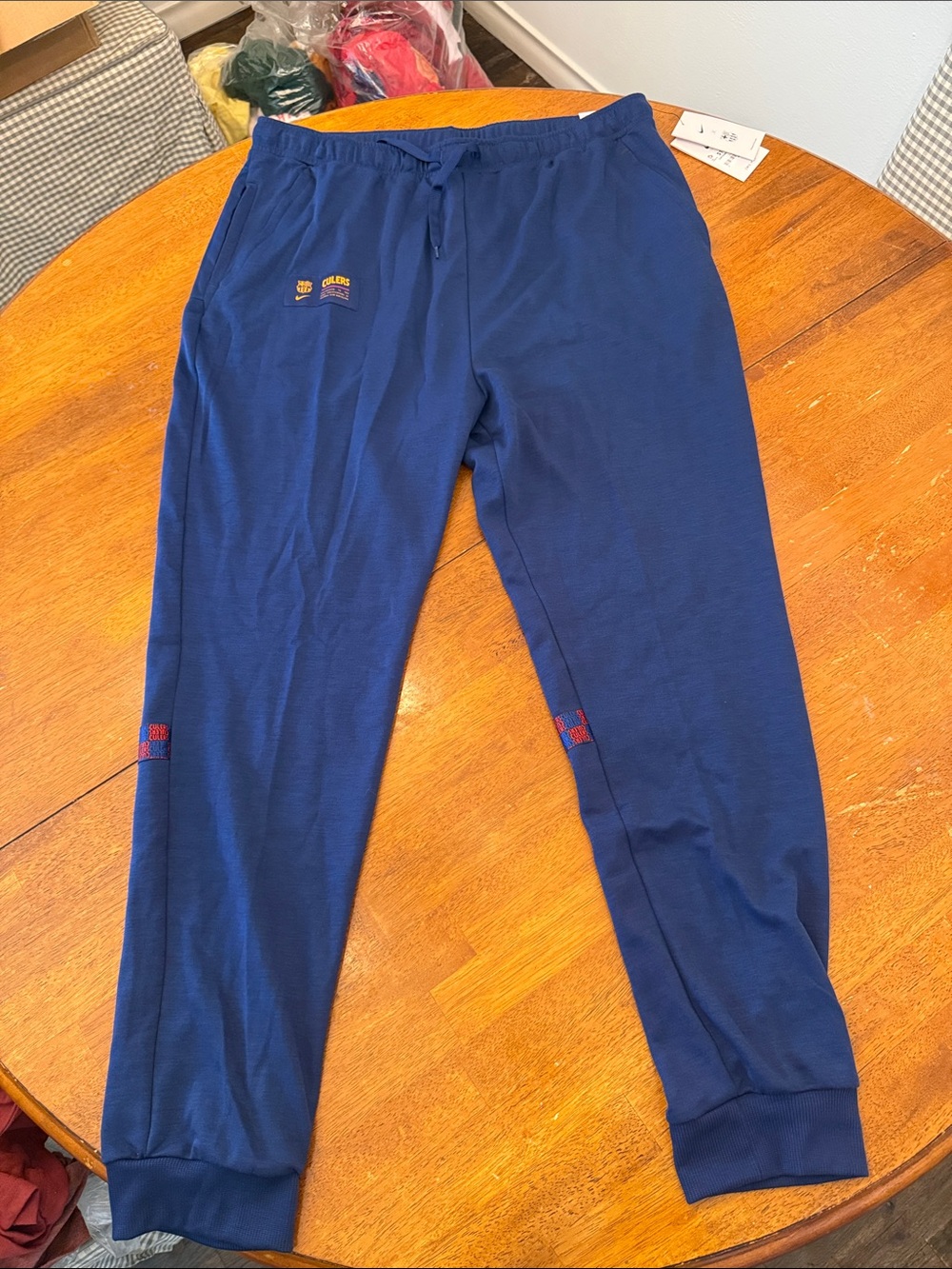 NWT Nike FC Barcelona Culers Soccer Track Pants Blue Size XL DH7840-492